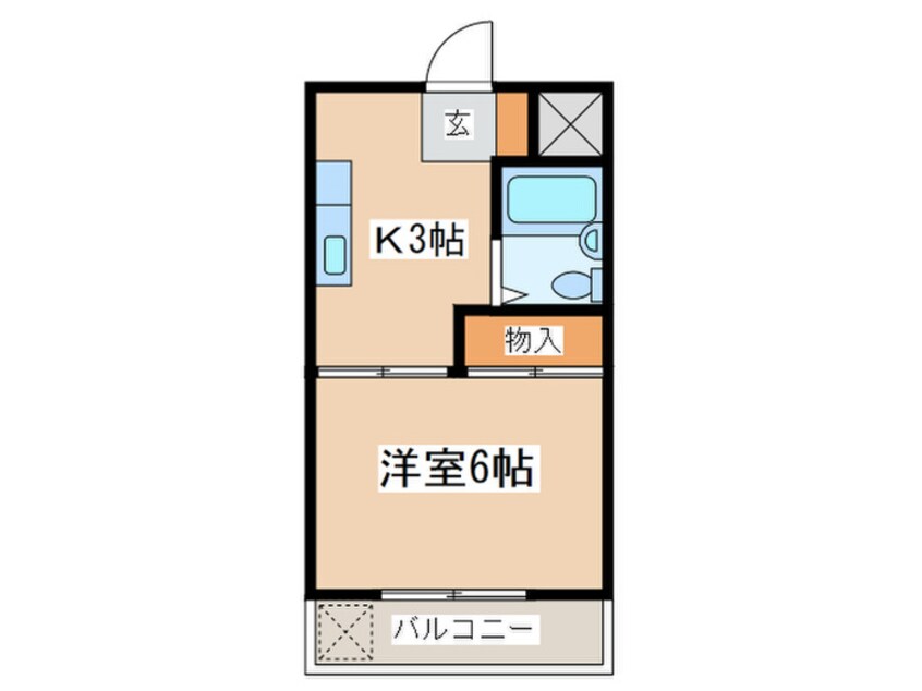 間取図 エディフィシオ橋本