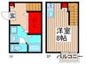 エリシウム大宮 1Rの間取り
