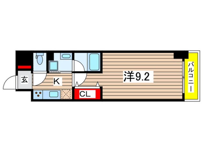 間取図 THE　PLAMS千葉中央