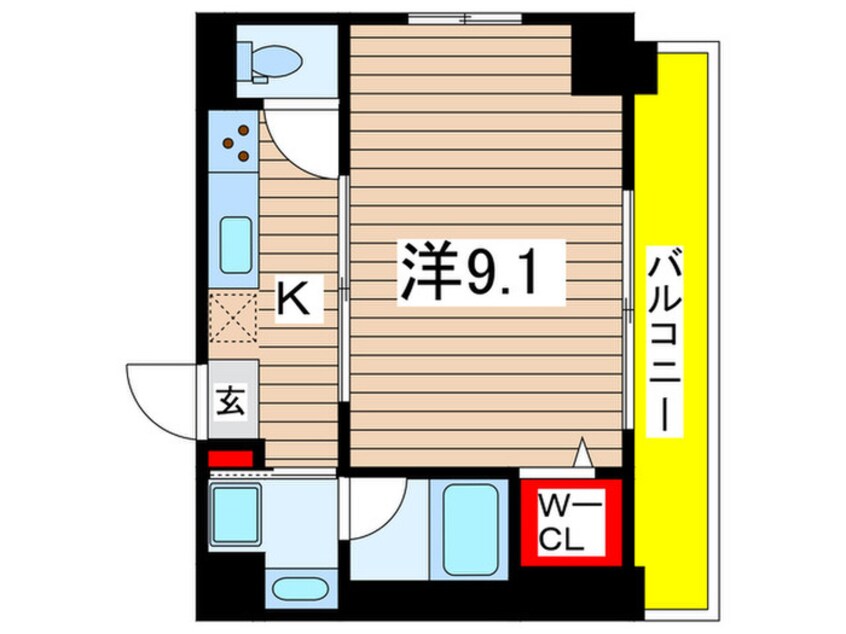 間取図 THE　PLAMS千葉中央