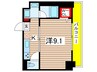 KDXレジデンス千葉中央East 1Kの間取り