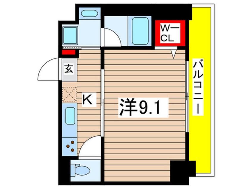 間取図 KDXレジデンス千葉中央East