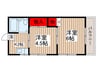 第三はしづめコーポ 2Kの間取り