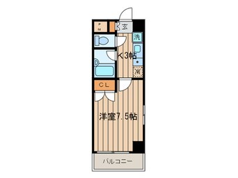 間取図 マモ－ル川崎Ⅱ