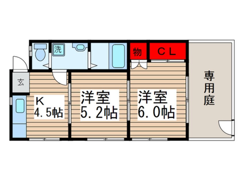 間取図 コスモハイツ