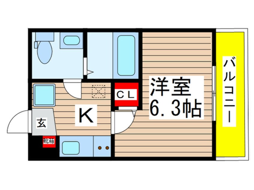 間取図 ベルメント船橋