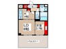 ダイヤモンドクレスト南流山 1LDKの間取り