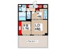 ダイヤモンドクレスト南流山 1LDKの間取り