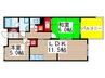 中野木フォレスト３０ 2LDKの間取り