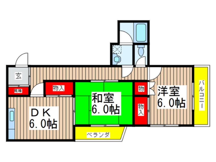 間取図 中野木フォレスト３０