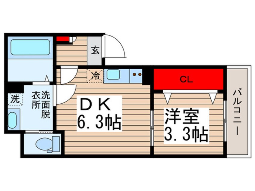 間取図 AJ柏EastⅢ