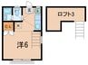 グレイスＡ 1Rの間取り