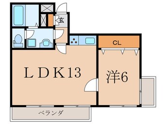 間取図 FORTUNA KAMINOGE