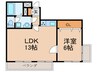FORTUNA KAMINOGE 1LDKの間取り