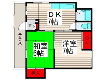 間取図 ジーニアスハイツ