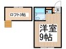 メゾンドブラン 1Rの間取り