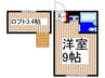 メゾンドブラン 1Rの間取り