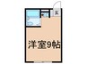 メゾンドブラン 1Rの間取り