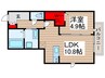 Ａｕｒｏｒｏ 1LDKの間取り
