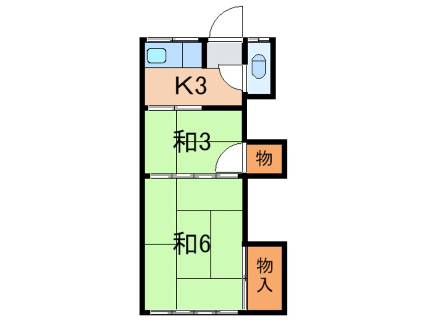 間取図 大塚荘