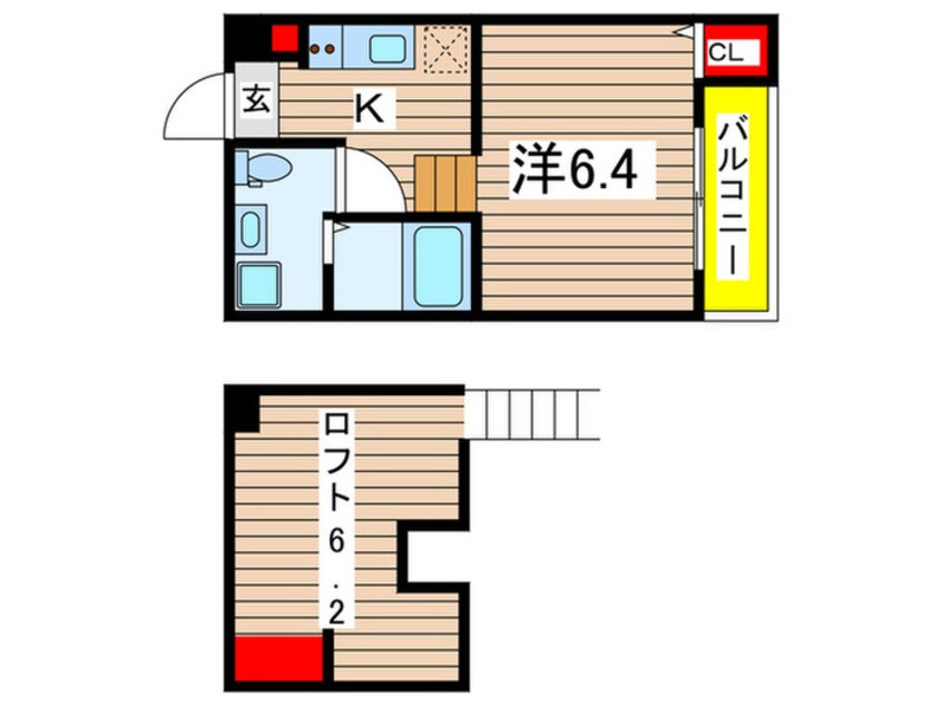 間取図 アンビエンテ千葉ＥＡＳＴ館