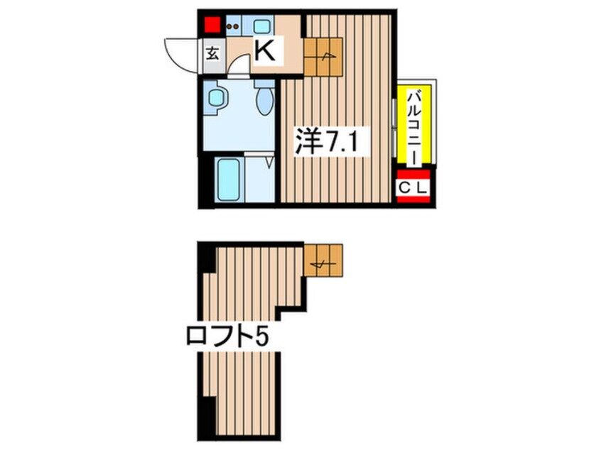 間取図 アンビエンテ千葉ＥＡＳＴ館