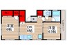 小島ビル 2DKの間取り