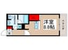 GROUNDUEX　KAMEIDO 1Rの間取り