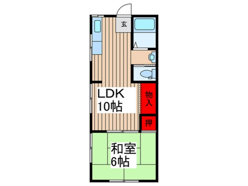 間取図 シャ・フルール新都心