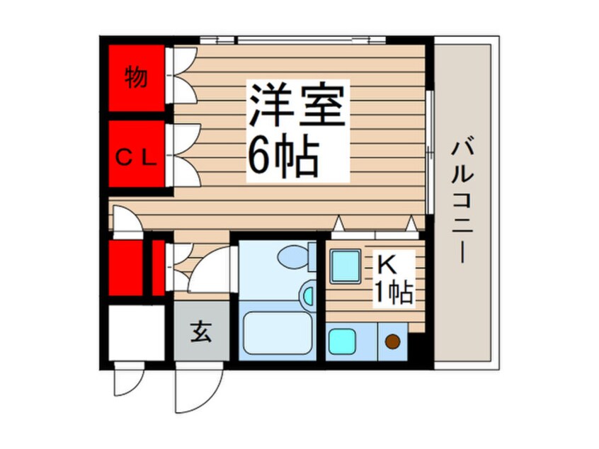 間取図 ウィステリア  ハイツ大久保