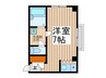 ウィステリア  ハイツ大久保 1Rの間取り