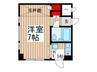 ウィステリア  ハイツ大久保 1Kの間取り
