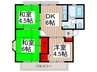 アドバンス 3DKの間取り