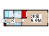 セナリオフォルム国府台 1Kの間取り