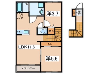 間取図 ＳＡＫＵＲＡ　ＨＯＵＳＥ