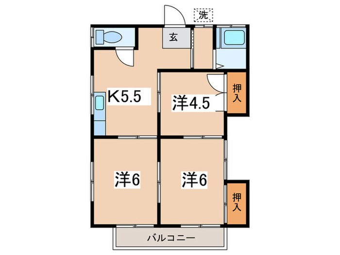 間取り図 中島荘