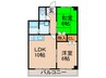 大幸マンション 2LDKの間取り