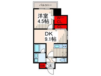 間取図 Ｓ－ＲＥＳＩＤＥＮＣＥ瑞江