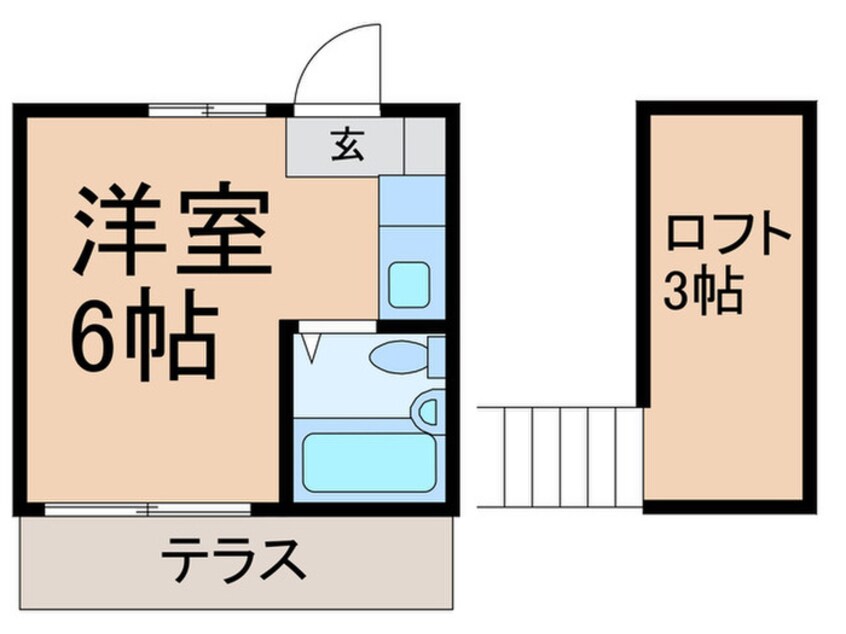 間取図 ホワイト野方2号館