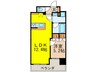 ﾌﾟﾚｰﾙ･ﾄﾞｩｰｸ森下Ⅲ(405) 1LDKの間取り