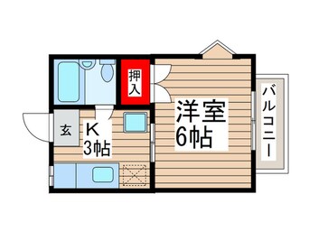 間取図 臣司第３ハイツ