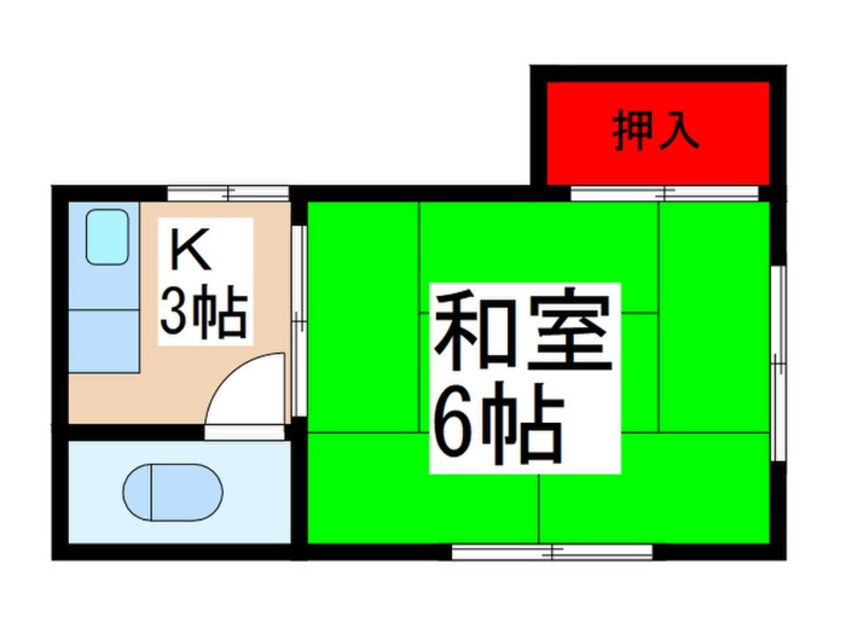 間取図 安藤荘