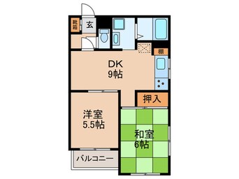 間取図 ベルヴィーユ壱番館