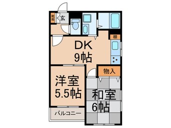 間取図 ベルヴィーユ壱番館