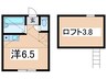 リヴェール鶴ヶ峰 1Rの間取り