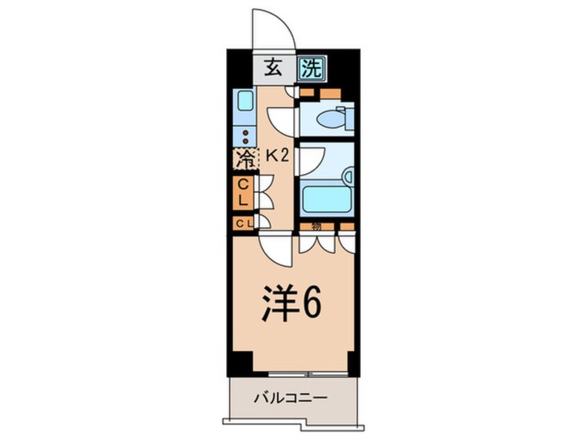 間取図 ルーブル目黒不動前