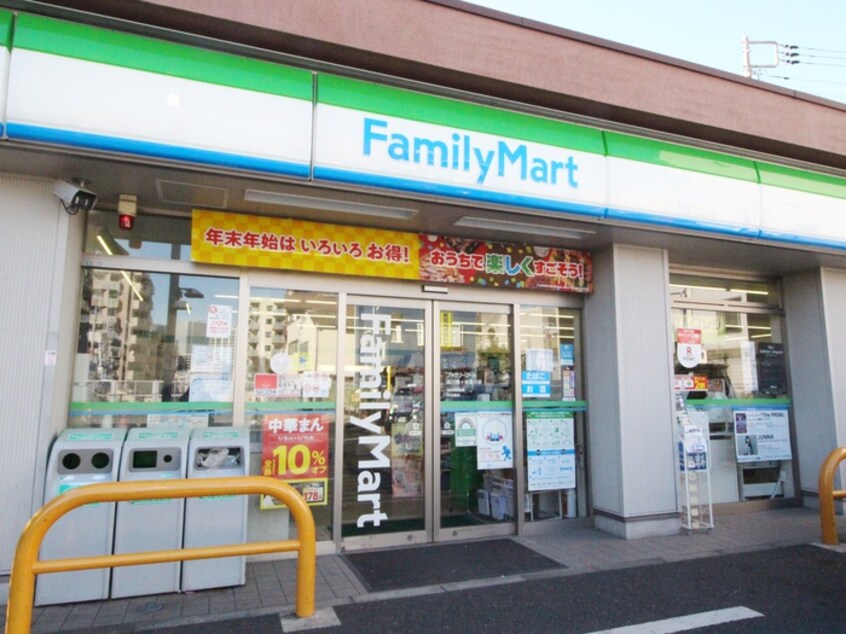 ファミリーマート品川桐ヶ谷通り店(コンビニ)まで400m ルーブル目黒不動前