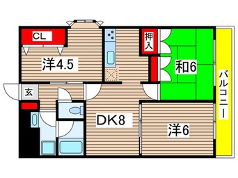 間取図 グランドウィンズⅡ