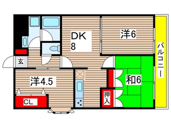 間取図 グランドウィンズⅡ