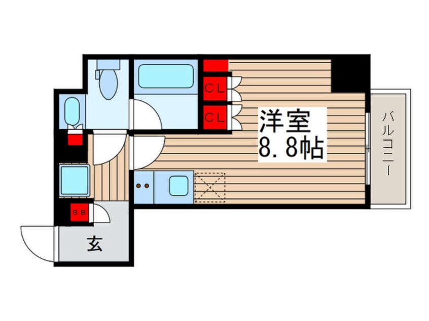 間取図 ルフォンプログレ上野公園